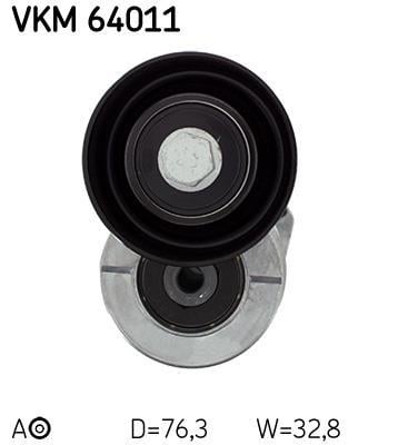 Galet tendeur de courroie d'accessoire SKF ref. VKM 64011
